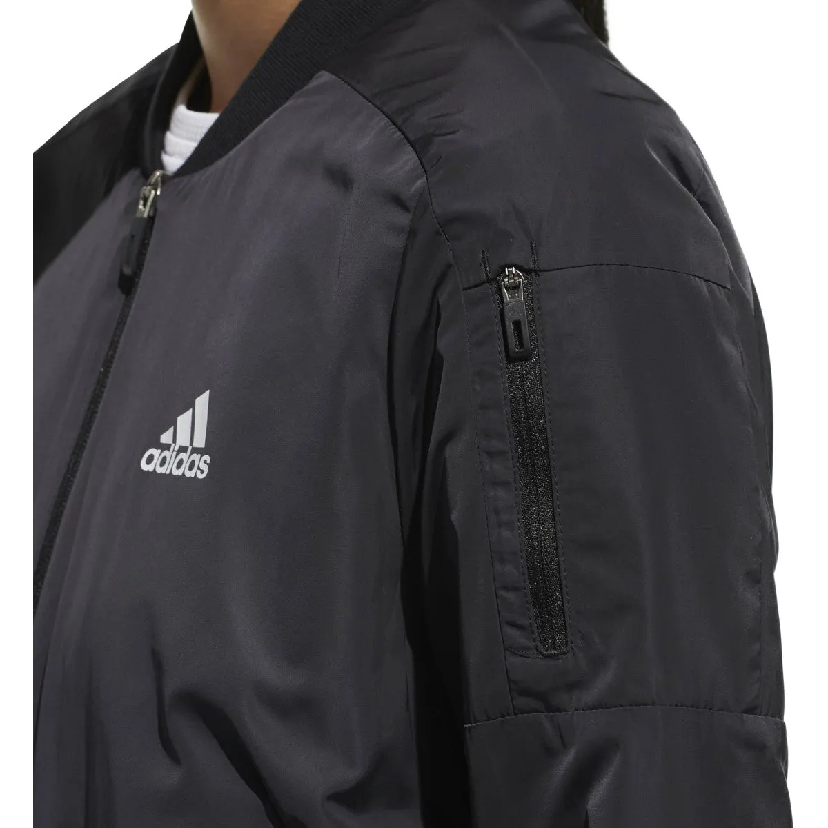 Adidas Sport Id Woven Bomber Womens Short Jacket Black