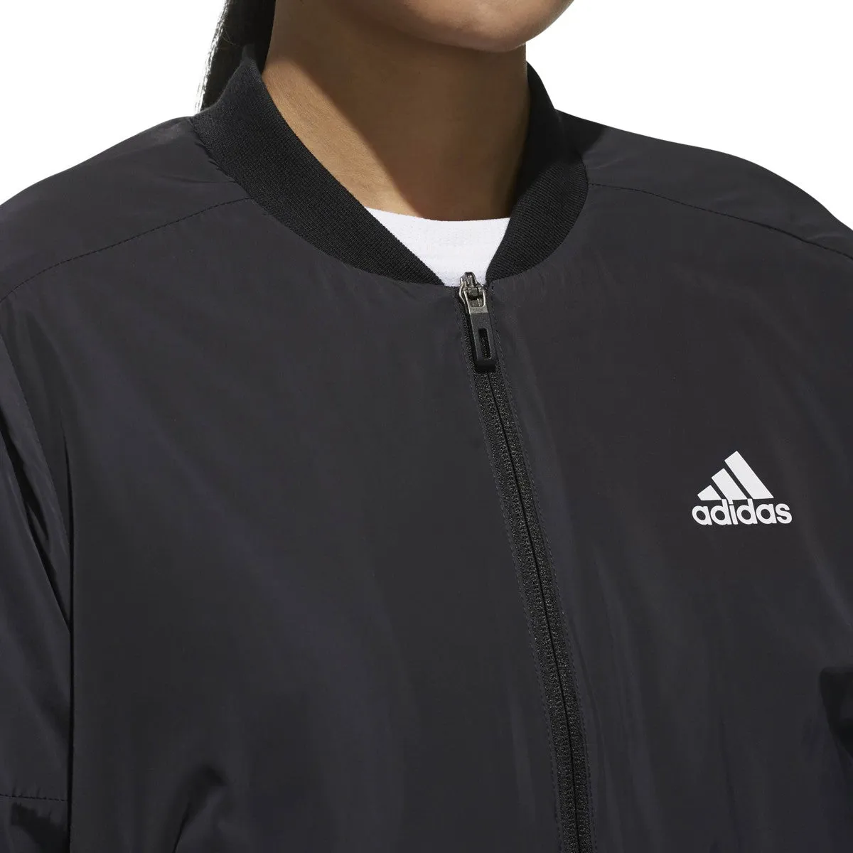 Adidas Sport Id Woven Bomber Womens Short Jacket Black