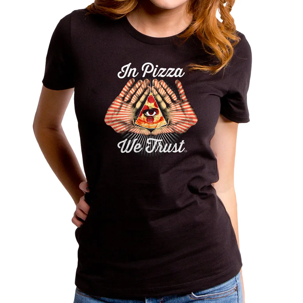 All Seeing Pizza Women's T-Shirt