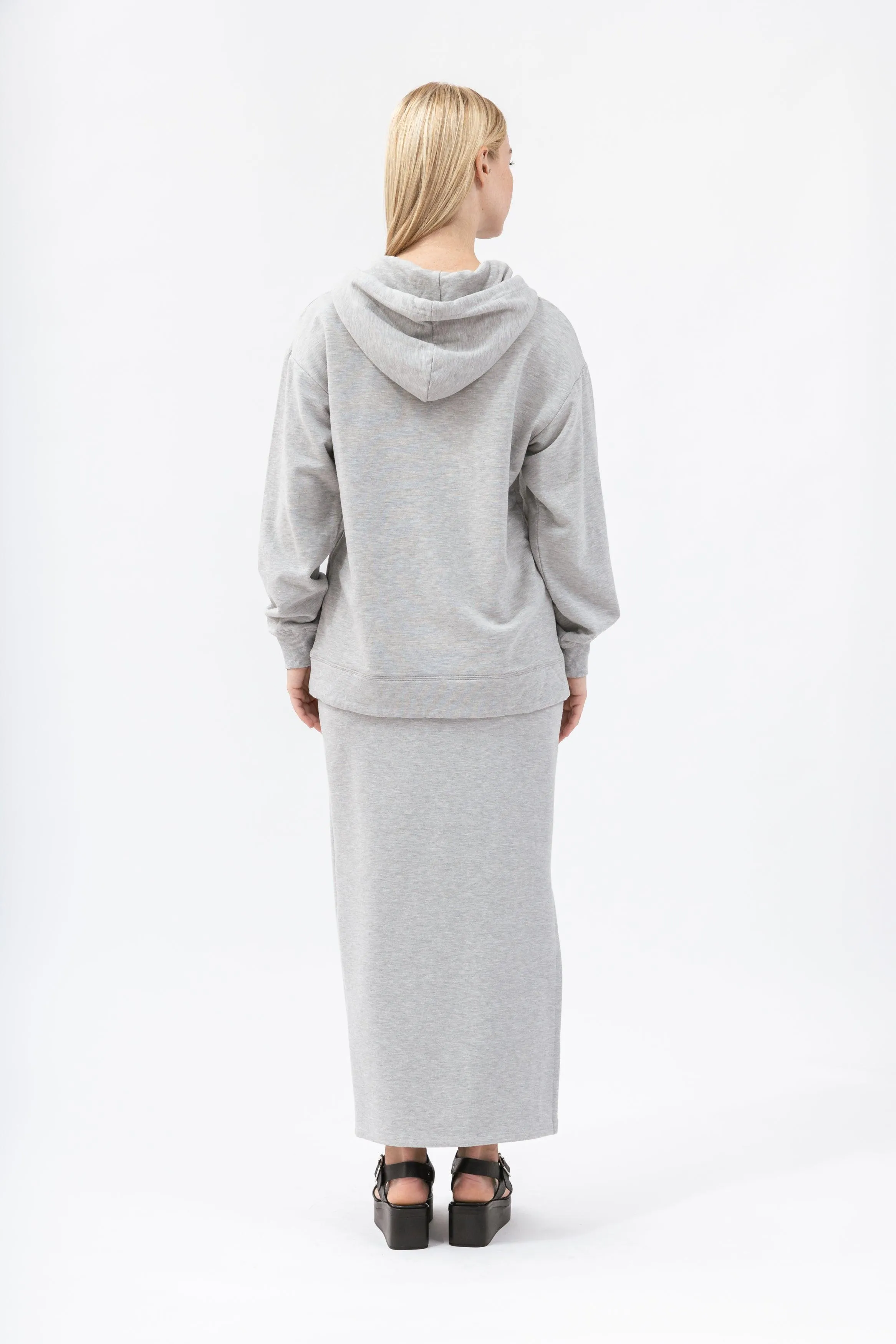 Bamboo Brushed-Back Sweat Oversized Hoodie