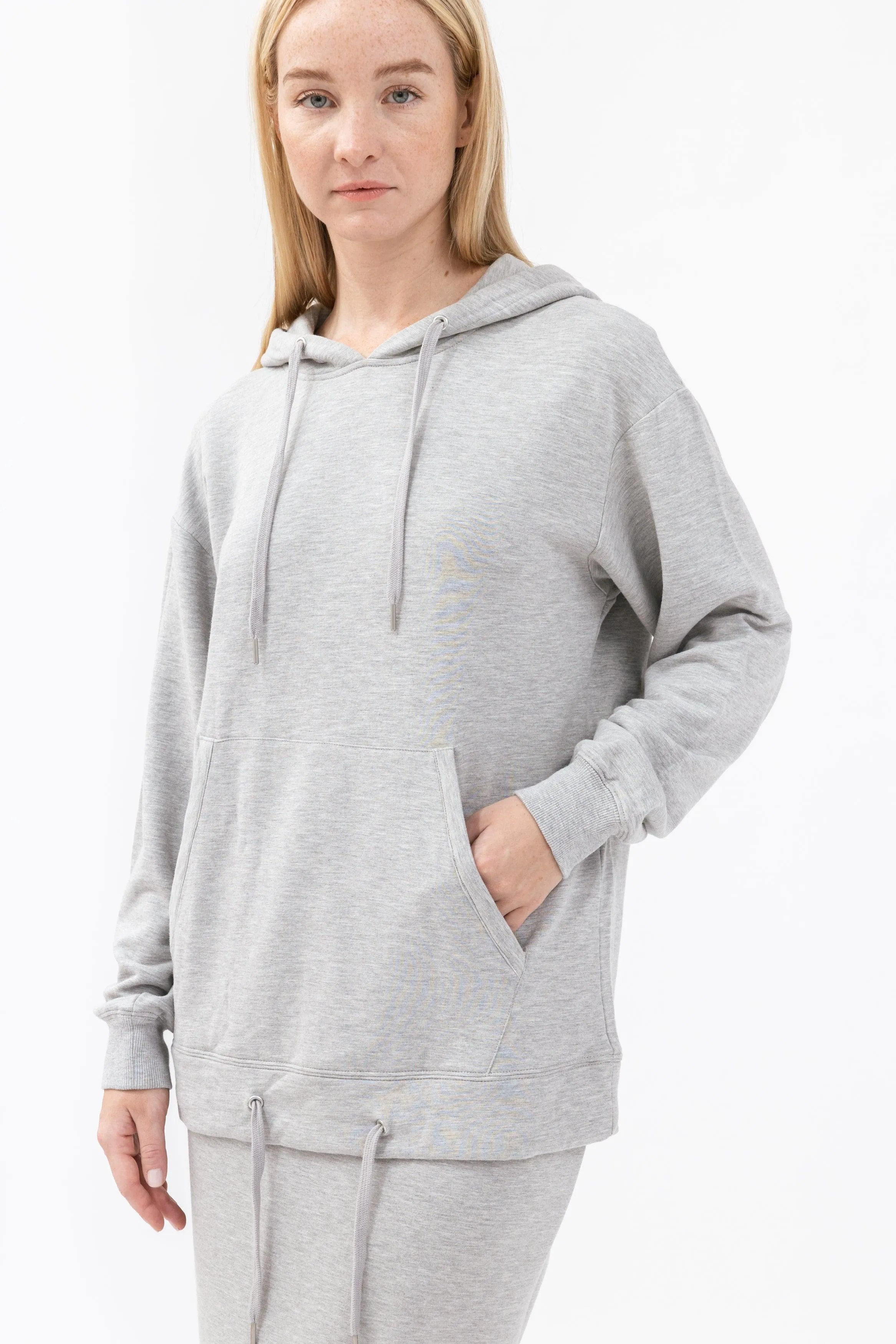 Bamboo Brushed-Back Sweat Oversized Hoodie