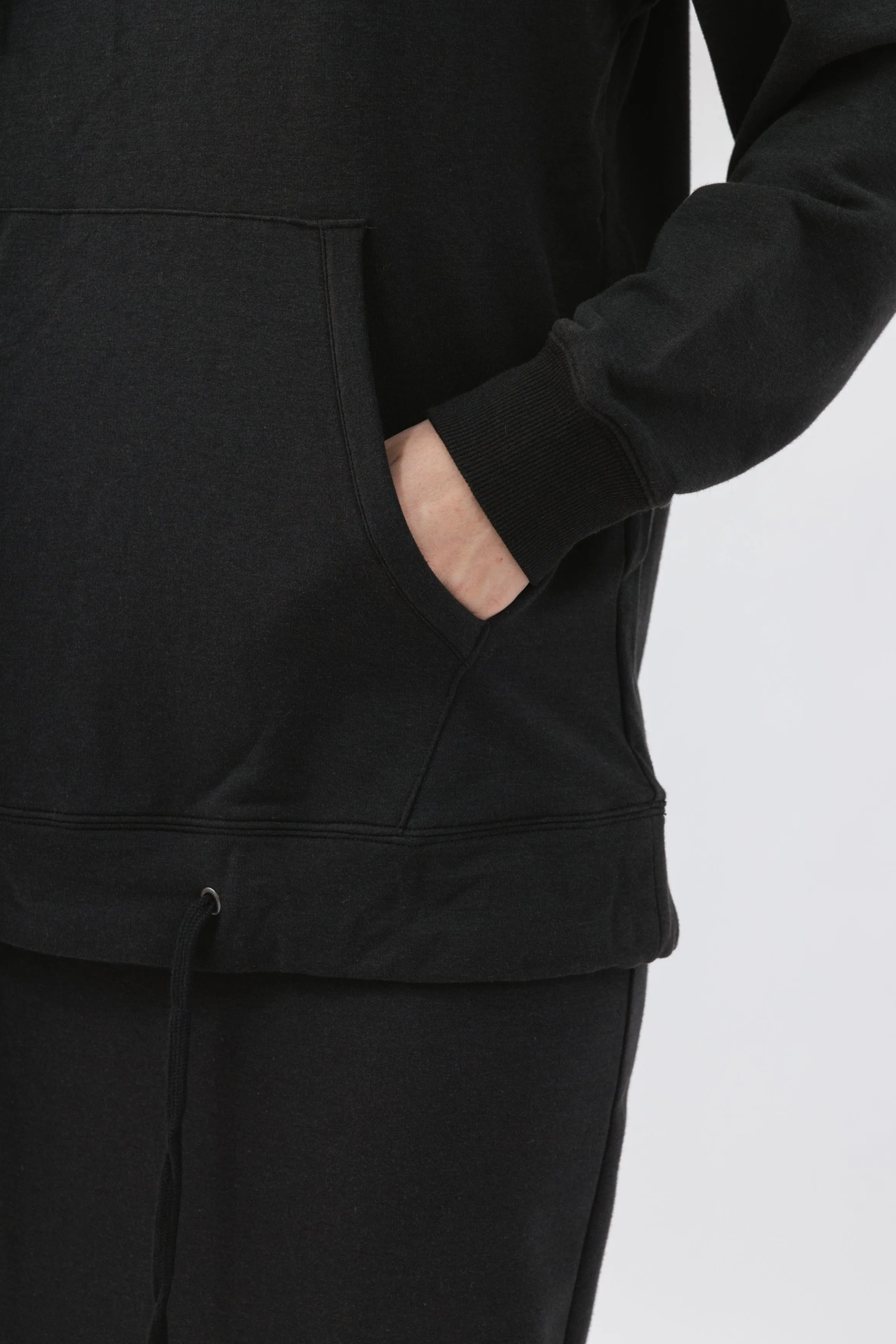 Bamboo Brushed-Back Sweat Oversized Hoodie