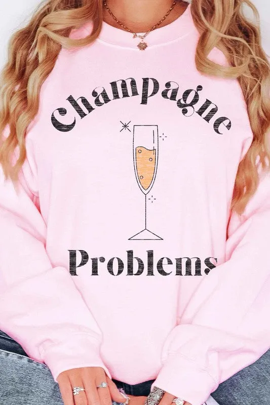 CHAMPAGNE PROBLEMS OVERSIZED SWEATSHIRT