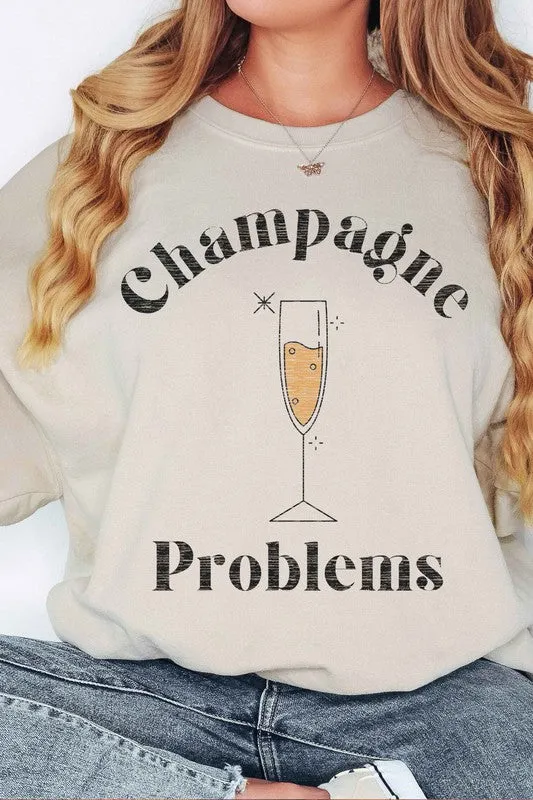 CHAMPAGNE PROBLEMS OVERSIZED SWEATSHIRT