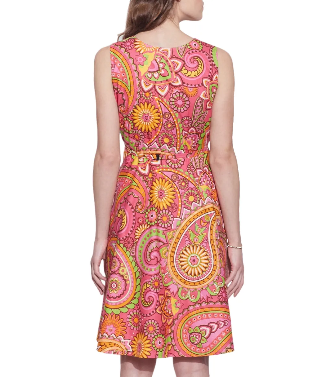 Clothes For Women Cotton Printed Dress,Machine Washable,W-CPD40-1615, Size-40 Inch