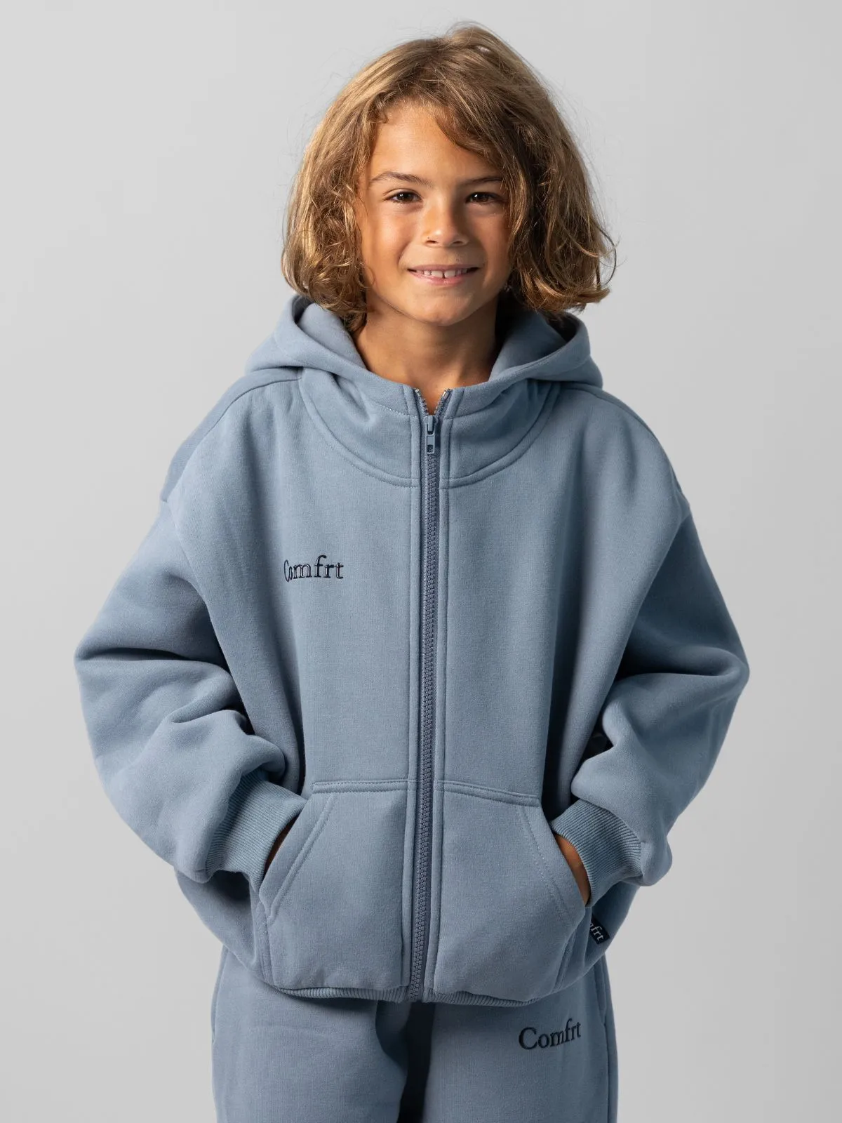 Cloud Zip Kids Hoodie