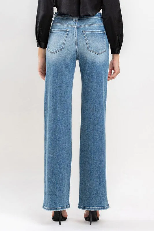 High Rise Wide Leg Jeans