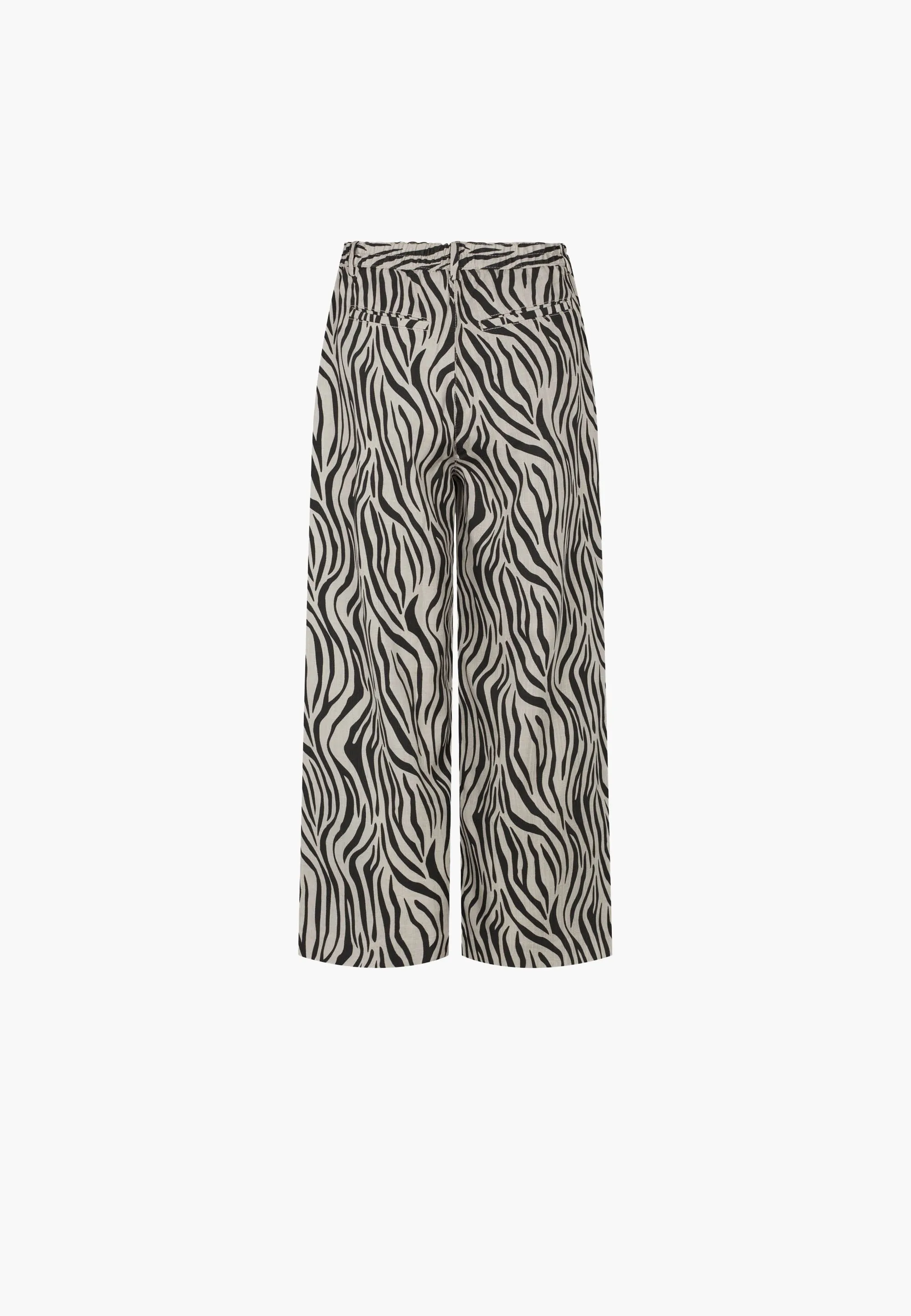 Hilde Loose Crop - Grey Sand Print