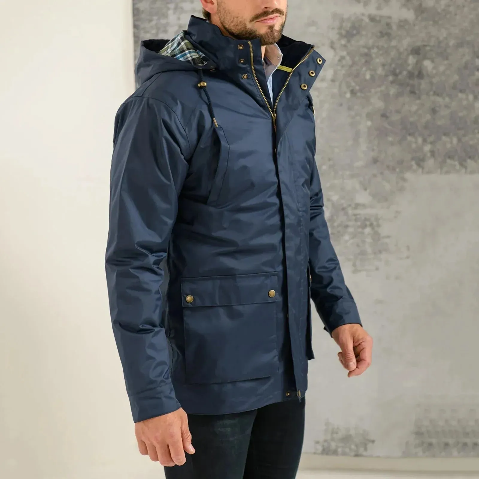 Lighthouse Men's Oxford Jacket - Navy