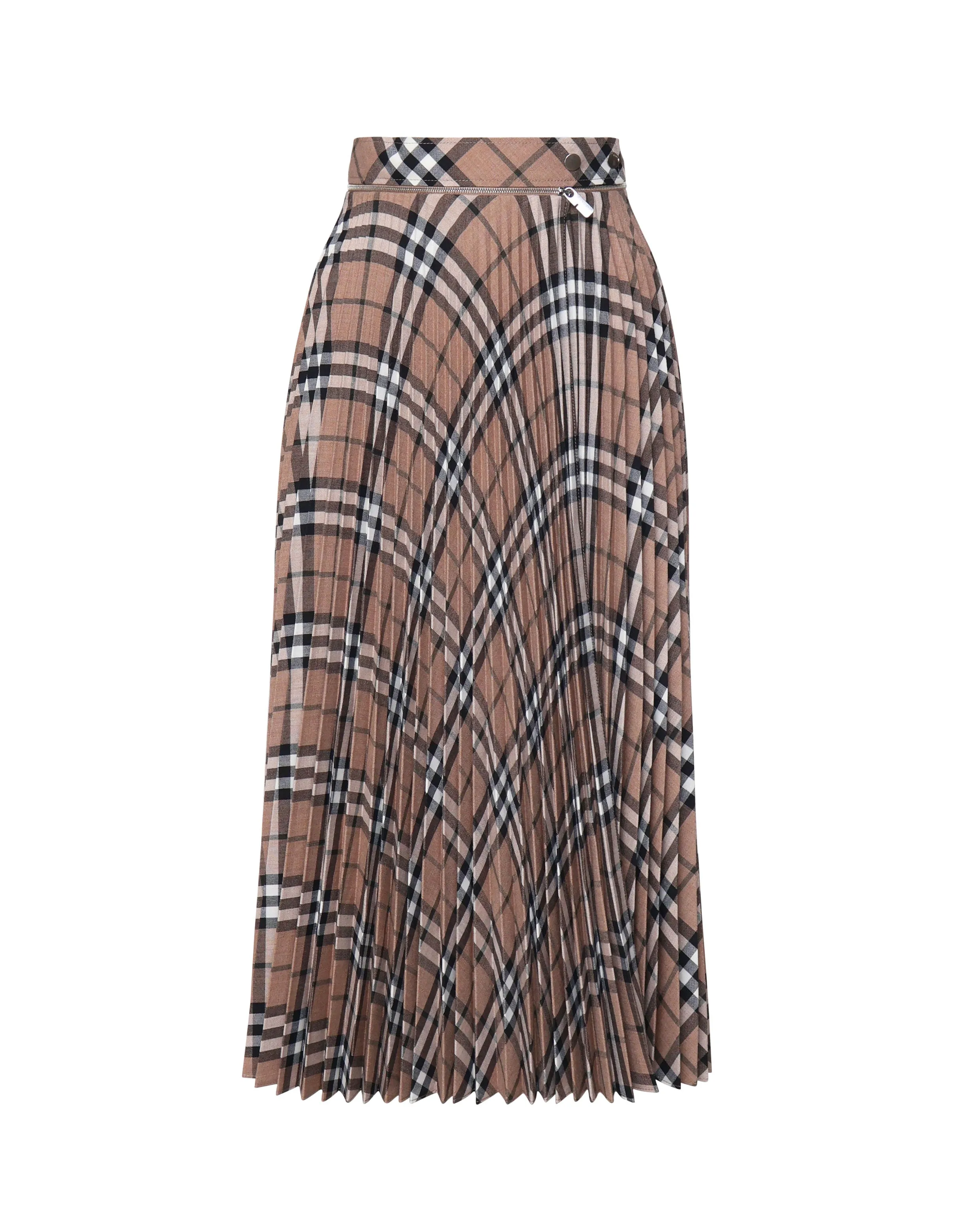 Linden High-Waisted Vintage Check Skirt