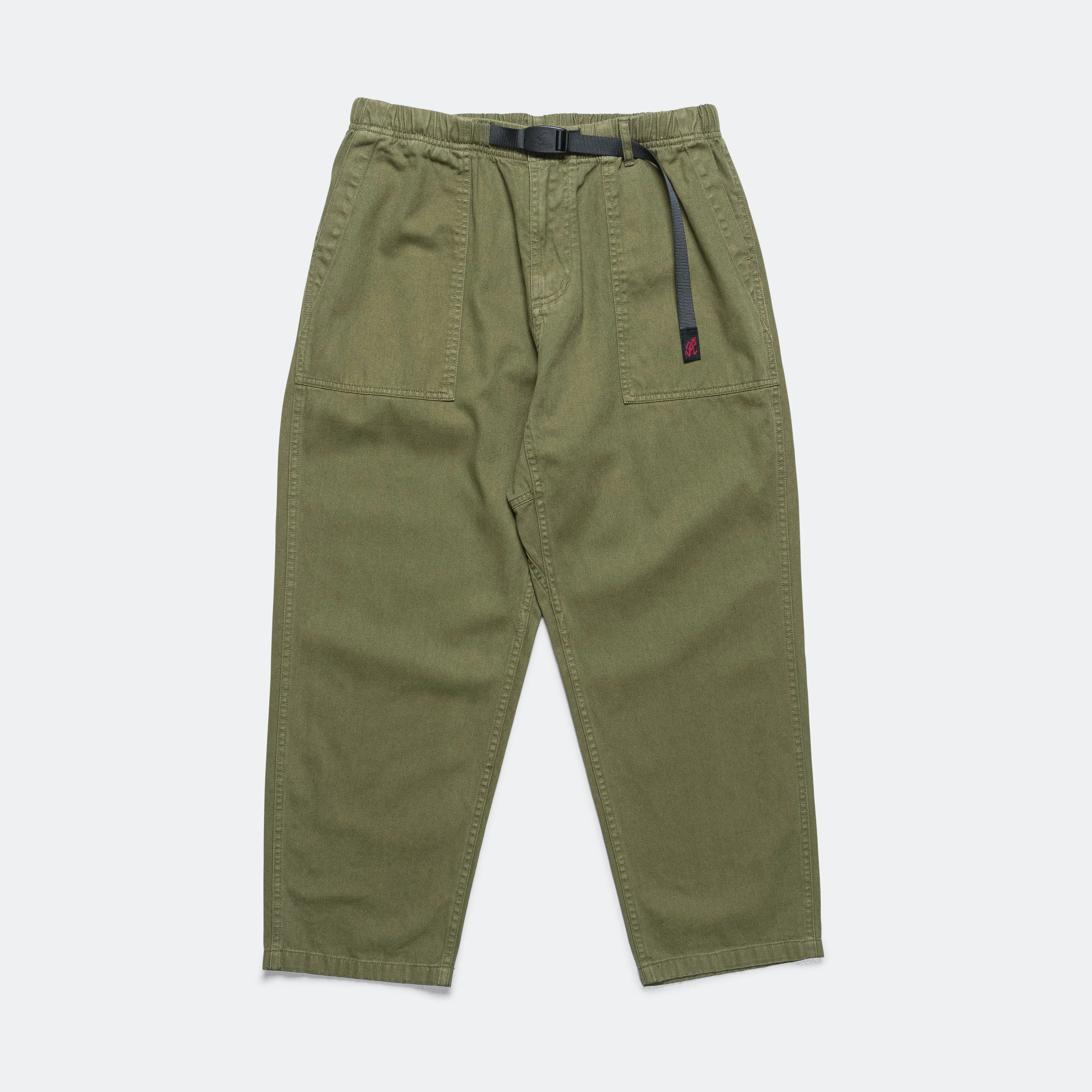 Loose Tapered Pant - Olive