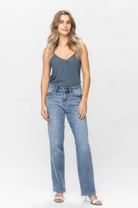 Mid Rise 90s Dad Jeans with Phone Pocket