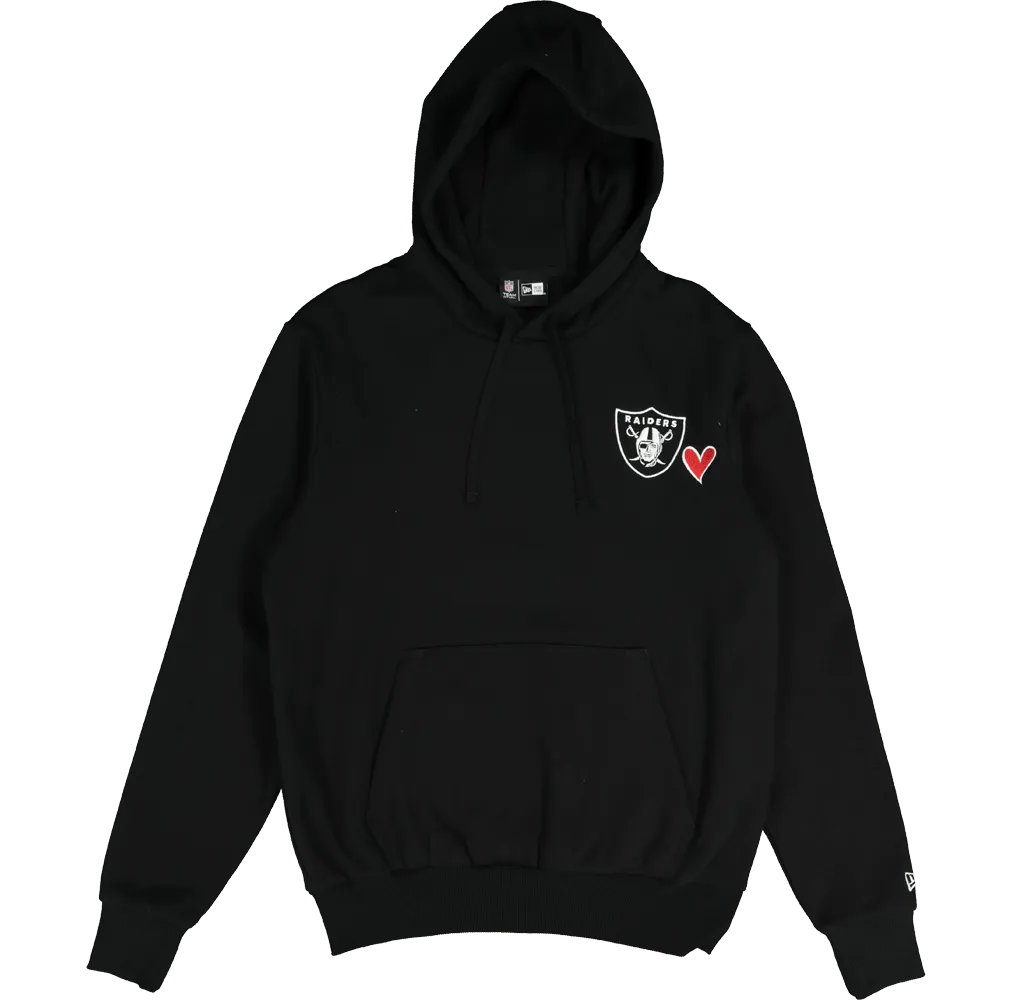 New Era Las Vegas Raiders Heart Hoodie Black