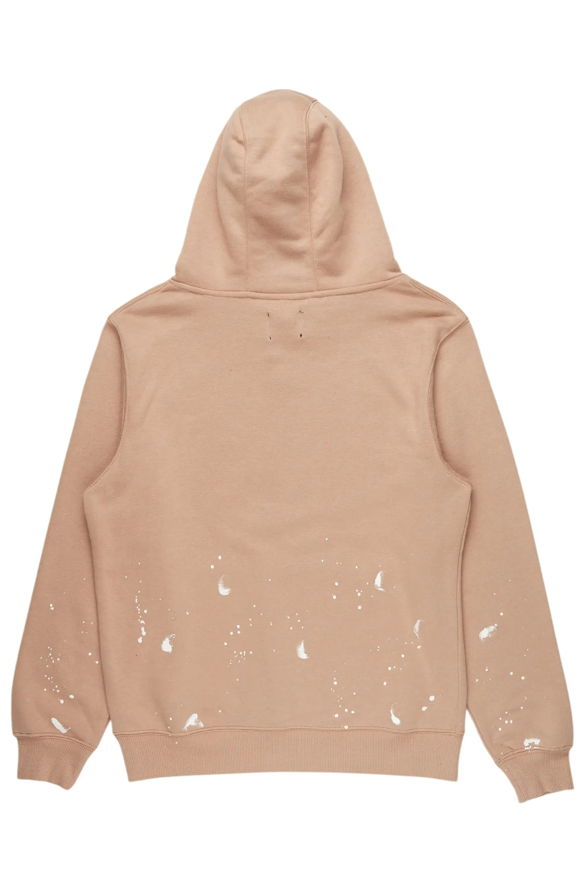 Nylia Beige Oversized Hoodie