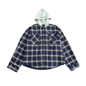 Oversized Vintage Reversible Flannel Hoodie