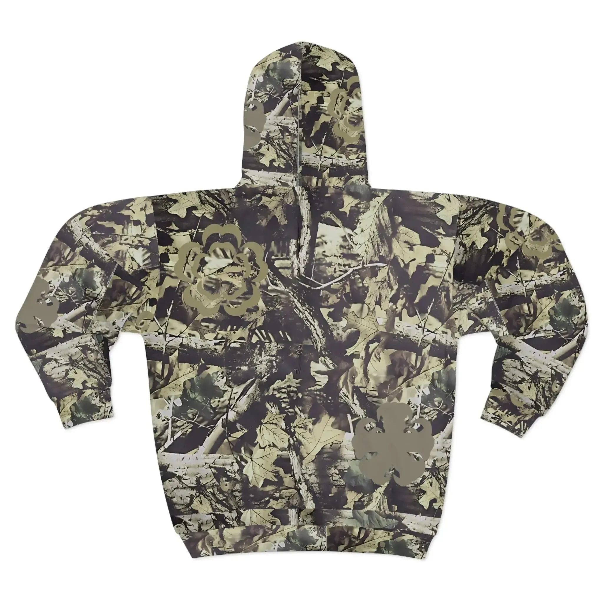 Oversized Y2K Vintage Camouflage Pattern Hoodie