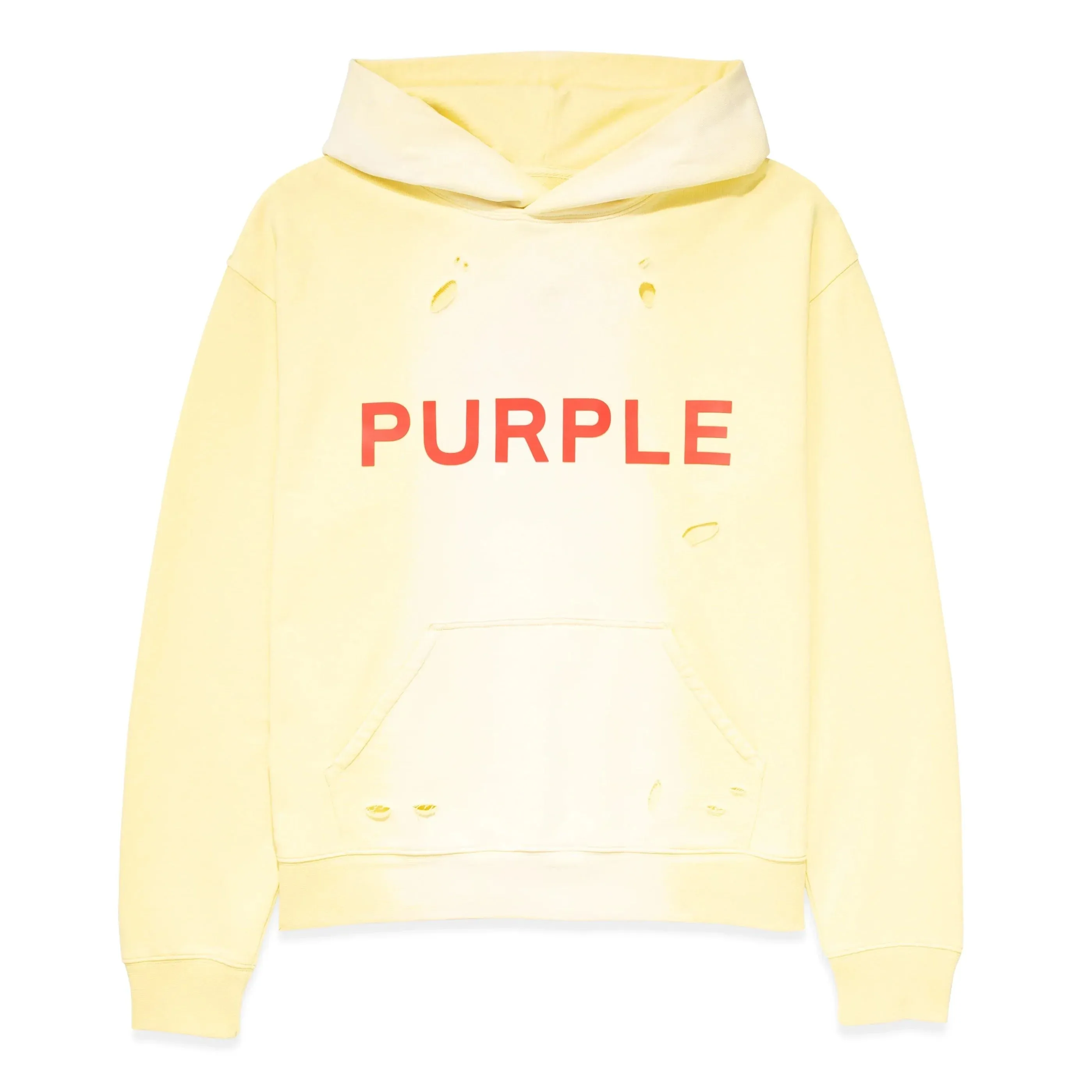 Purple Brand P447 Core Jumbo Elfin Yellow Hoodie