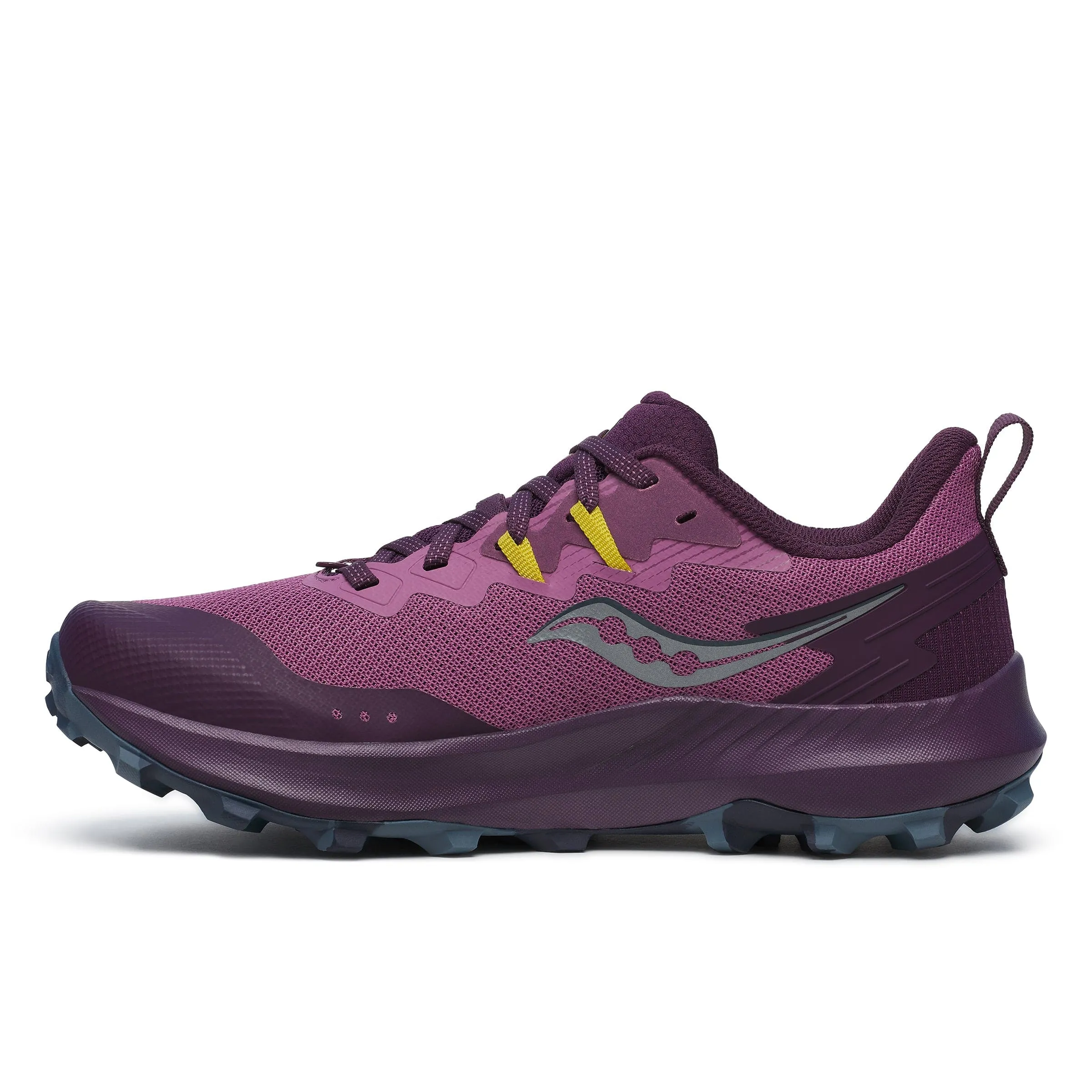 Saucony Women's Peregrine 14 Trail Running Shoes in Plum/Eggplant SS24