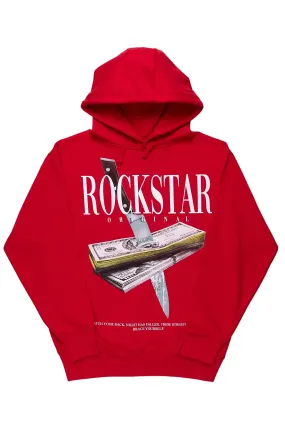 Sheridan Red Oversized Hoodie