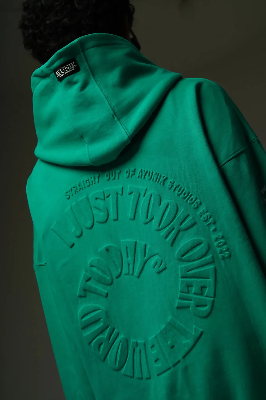 SUPREMACY HOODIE -COBALT GREEN