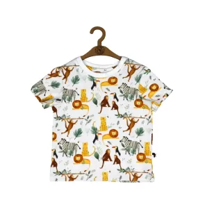 TEE SHIRT - WATERCOLOUR JUNGLE