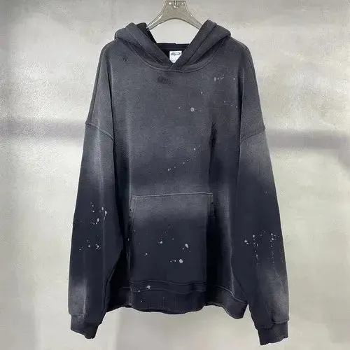 Washed Spreckled Ink Hoodie