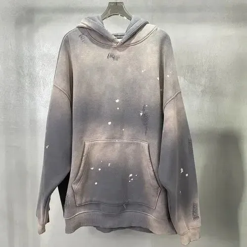 Washed Spreckled Ink Hoodie