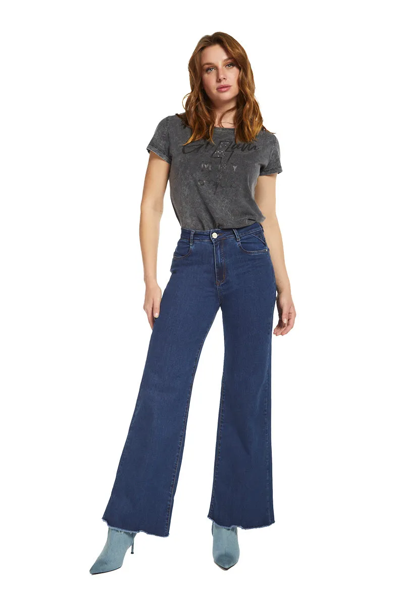 Wide Leg Jeans   4567