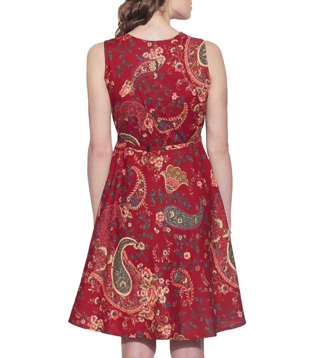 Womens Accessories Cotton Printed Dress,Machine Washable,W-CPD44-1610, Size-44 Inch