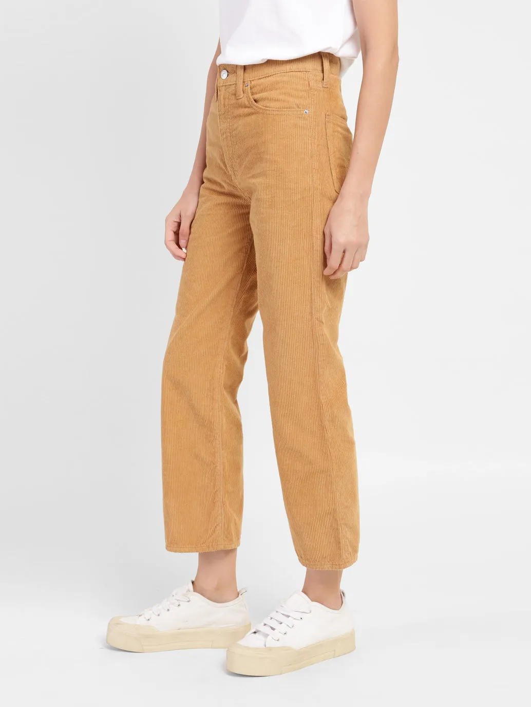 Women's High Rise Loose Fit Trousers