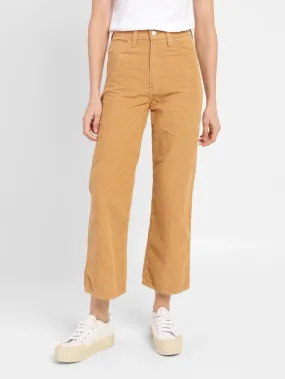 Women's High Rise Loose Fit Trousers